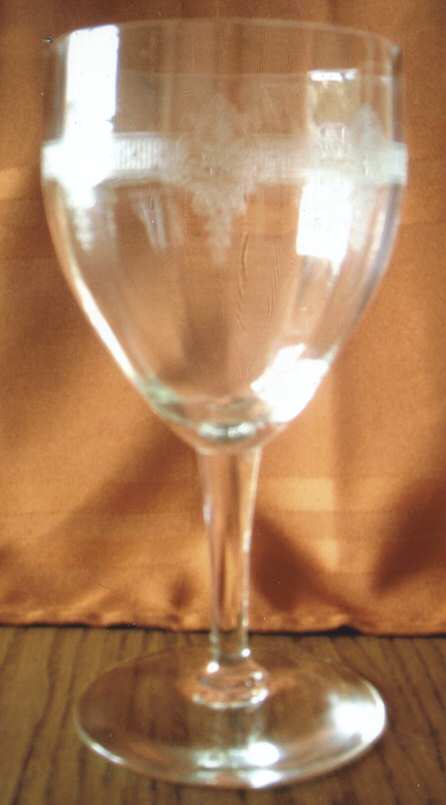 Etch 415-3 Water Goblet by Bryce-1