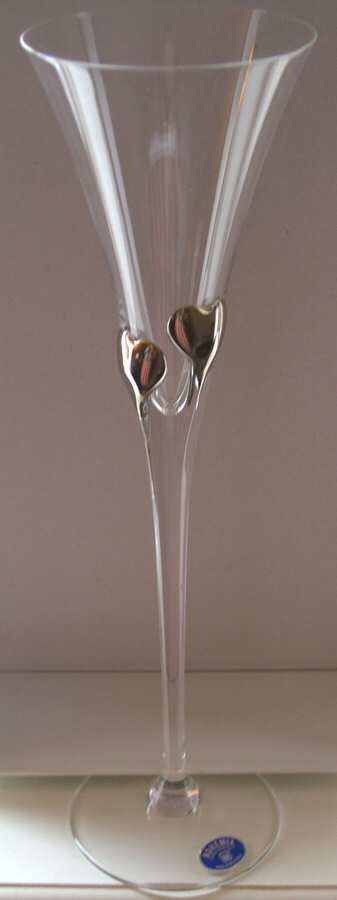 Gold Hearts Fluted Champagne by Belfor-1