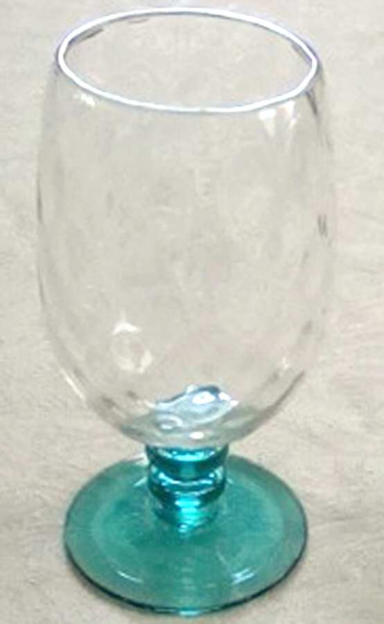 670 Green (Green Foot and Stem) Footed Tumbler by Bryce-1