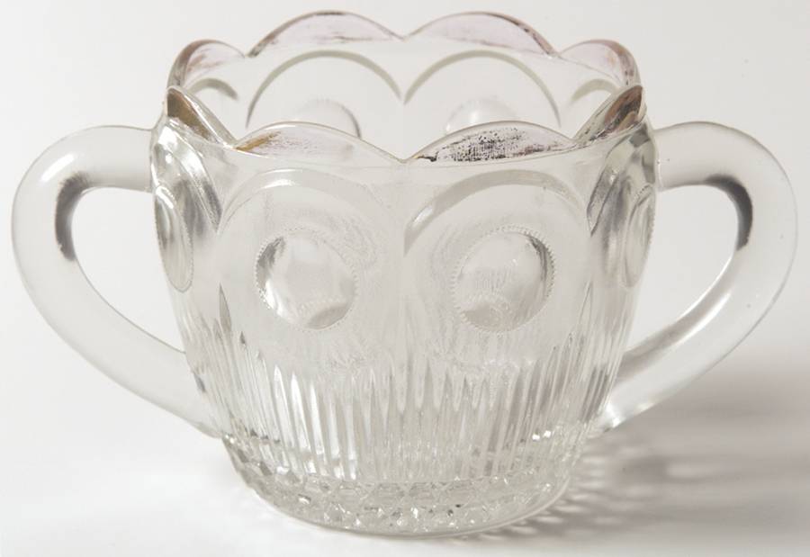 St Genevieve Clear (Gold Trim) Open Sugar by Bartlett Collins-1