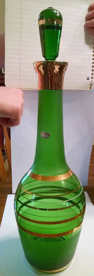 BOC228 Decanter & Stopper by Bohemia Crystalex-1
