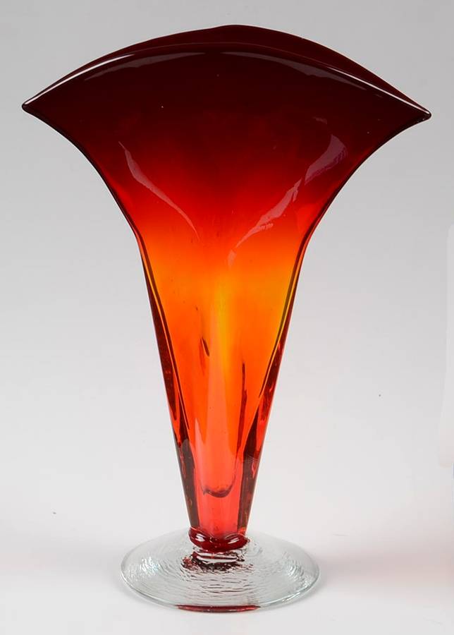 Vases 11" #872 Fan Vase by Blenko-1