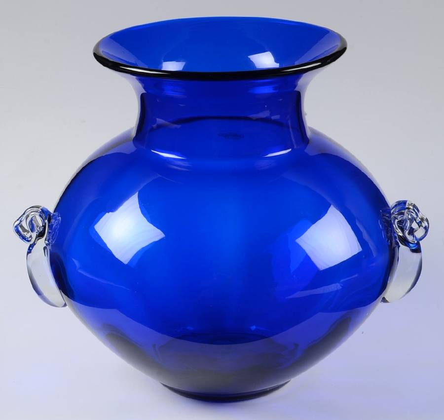 Vases #9726 9" Handled Vase-Urn by Blenko-1