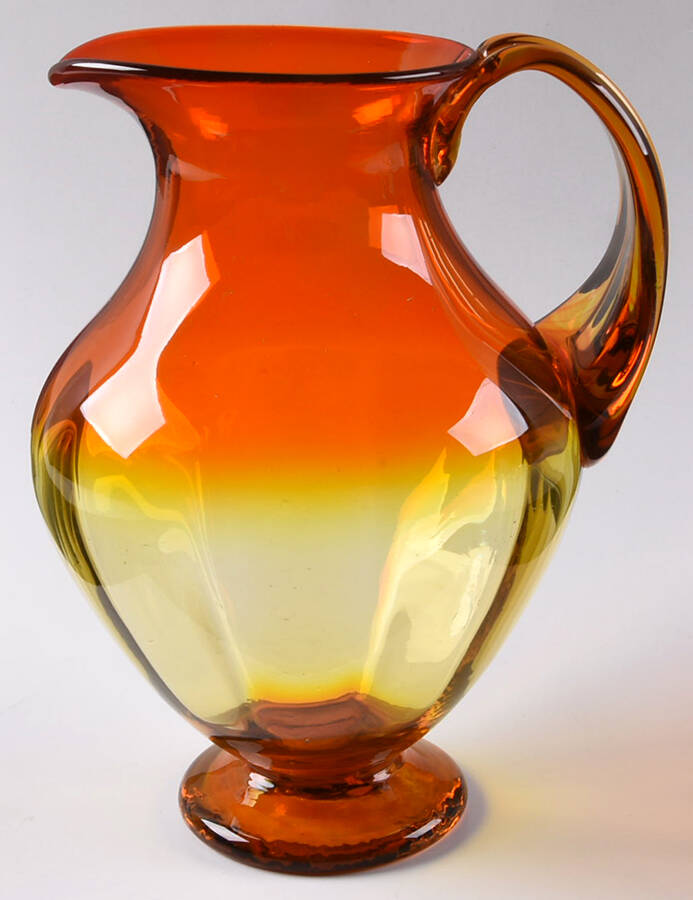 Pitchers & Jugs #5828S 9" Optic Pitcher by Blenko-1