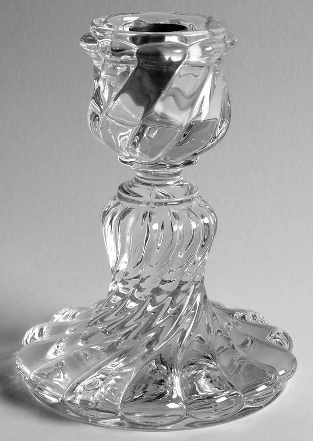 Bambous Hurricane Lamp, No Globe by Baccarat-1