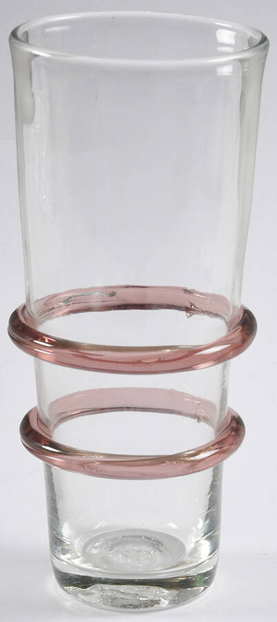 Tumblers (Various Colors and Lines) #3749G Double Ring Tumbler by Blenko-1