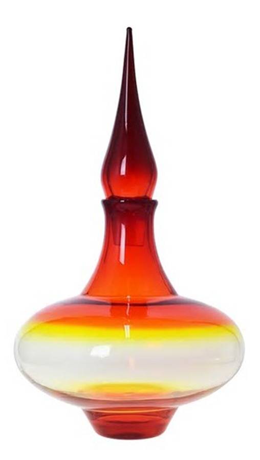 Ellipse Decanter & Stopper by Blenko-1