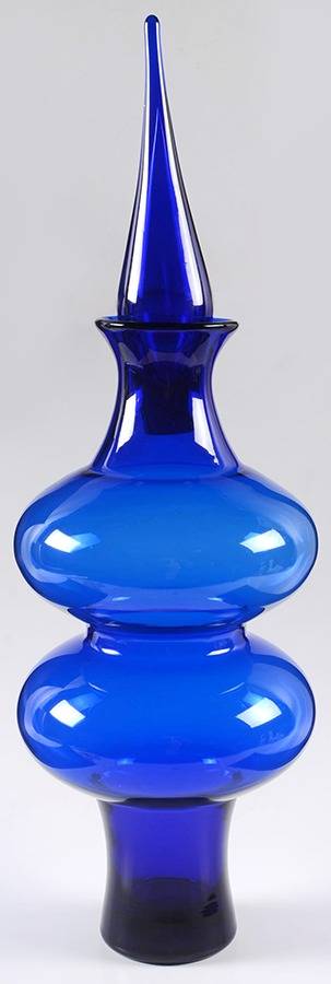 Ellipse Decanter & Stopper by Blenko-1