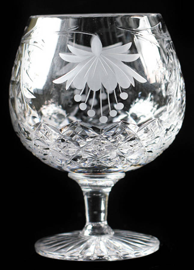 Fuchsia 20 Oz Brandy Glass by Brierly Hill Glass-1
