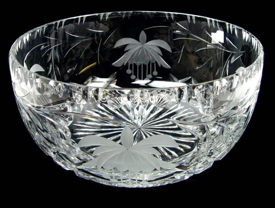 Fuchsia 4" Small Fruit/Dessert Bowl by Brierly Hill Glass-1