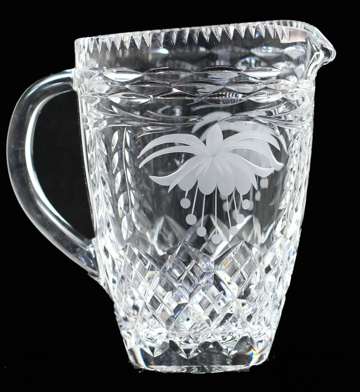 Fuchsia 32 Oz Pitcher by Brierly Hill Glass-1