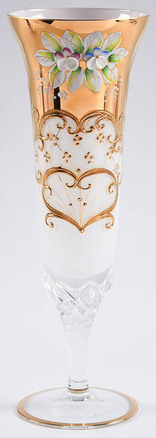 BOC291 White Fluted Champagne by Bohemia Crystal-1