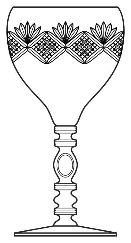 1402-100-4 Water Goblet by Cambridge-1