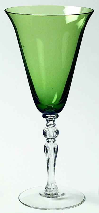 3035 Forest Green Water Goblet by Cambridge-1