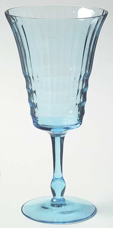 3075 Bluebell Blue Water Goblet by Cambridge-1