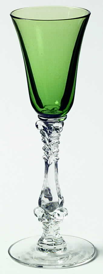 3121 Green Cordial Glass by Cambridge-1