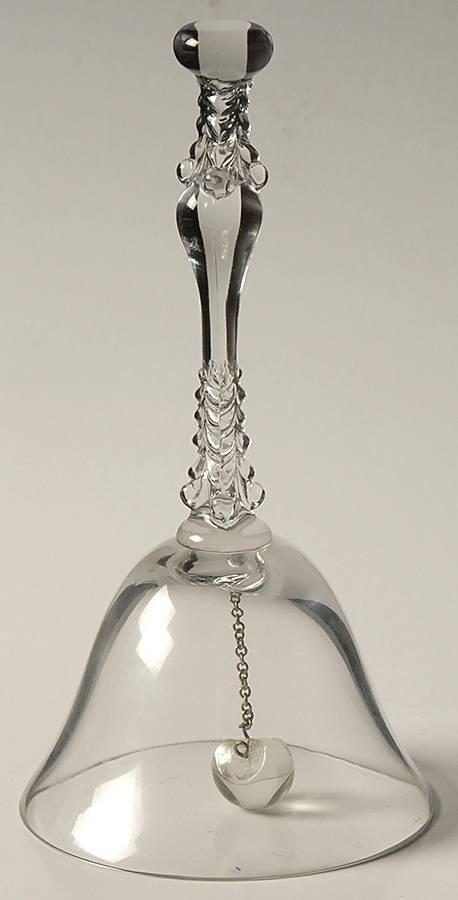3121 Clear (Non Optic) Bell Made From Liquor Glass by Cambridge-1