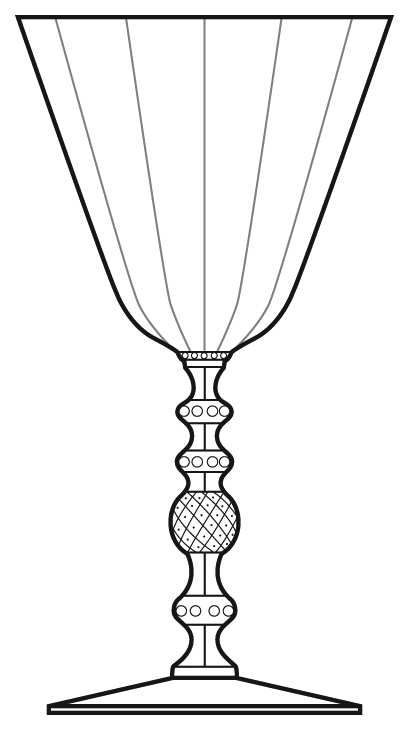 3122 Clear Water Goblet by Cambridge-1