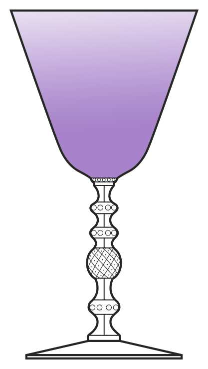 3122 Heatherbloom Water Goblet by Cambridge-1