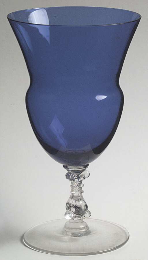 3126 Royal Blue 10 Oz Footed Tumbler by Cambridge-1