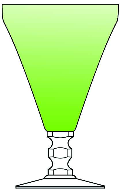 3400 Pistachio Water Goblet by Cambridge-1