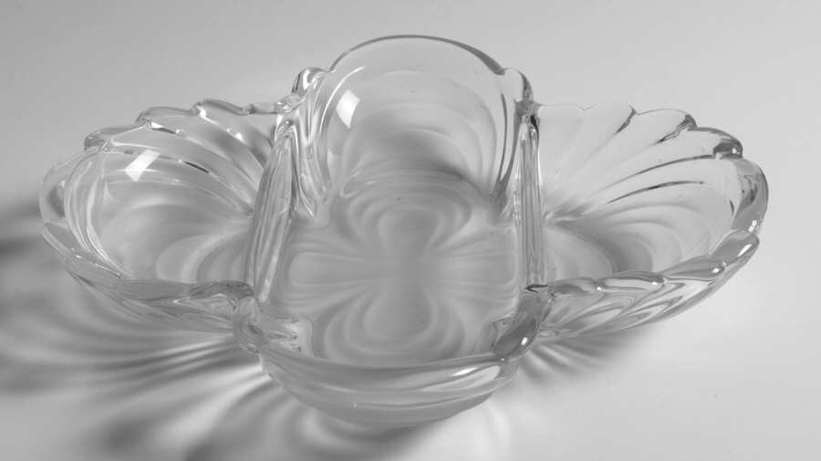 Alpine Clear 8" #124 3 Part Celery/Relish by Cambridge-1