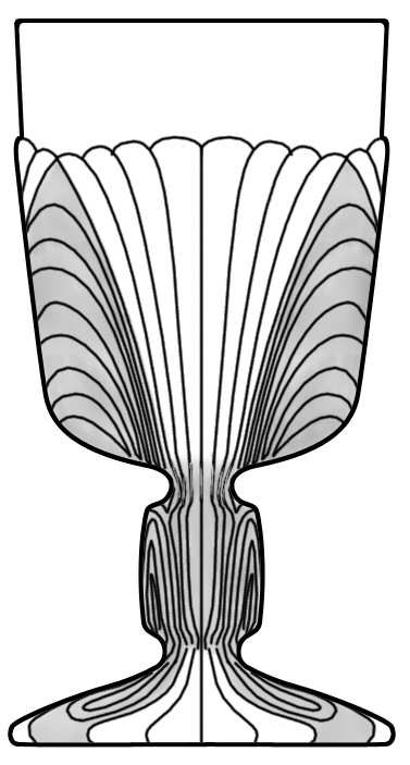Alpine Clear (Pressed) Water Goblet by Cambridge-1