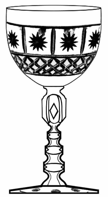 American Star Water Goblet by Cambridge-1