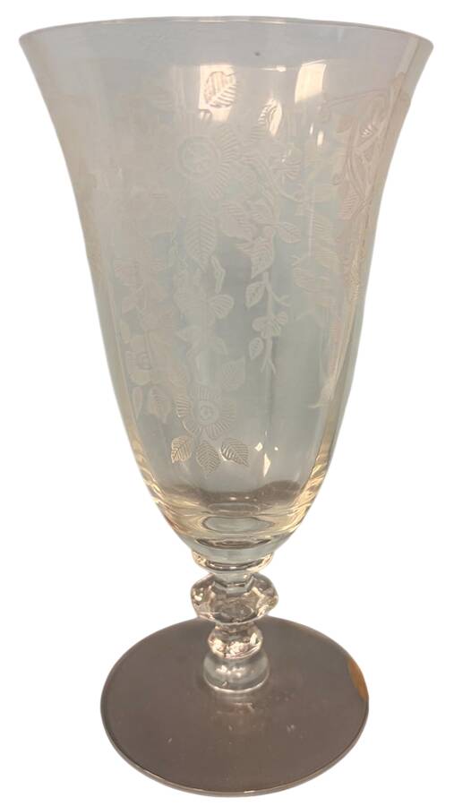 Apple Blossom Clear (Stem 3120) 10 Oz Footed Tumbler by Cambridge-1