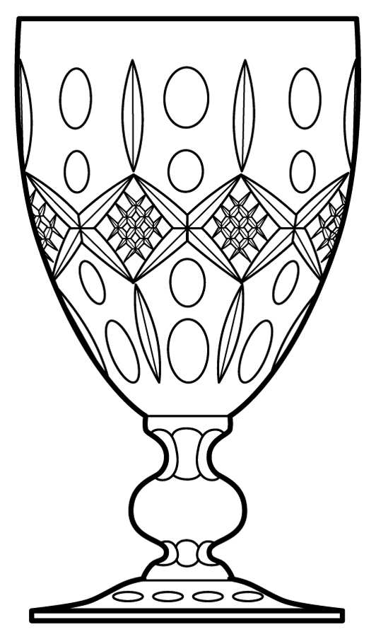 Buckingham Water Goblet by Cambridge-1