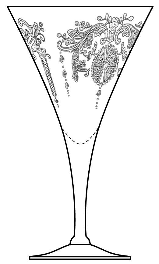 Candlelight Water Goblet by Cambridge-1