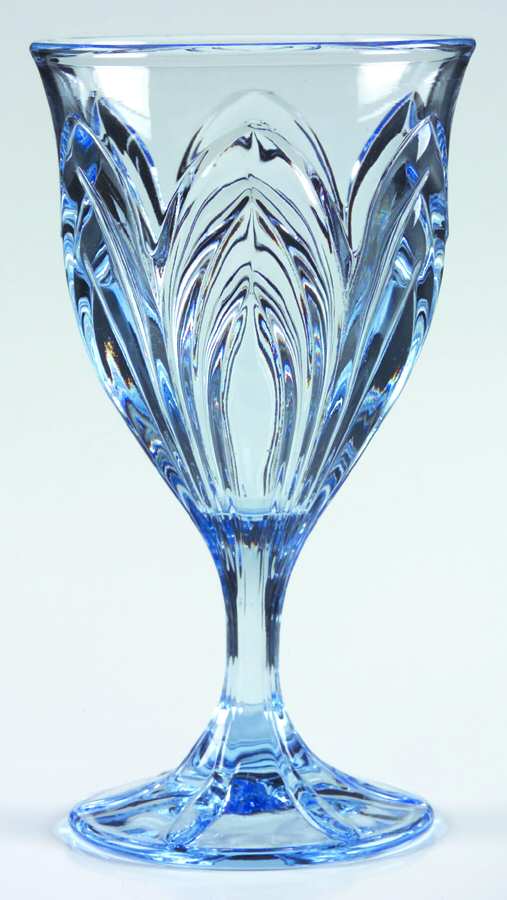 Caprice Moonlight Blue (Stem 200) Water Goblet by Cambridge-1