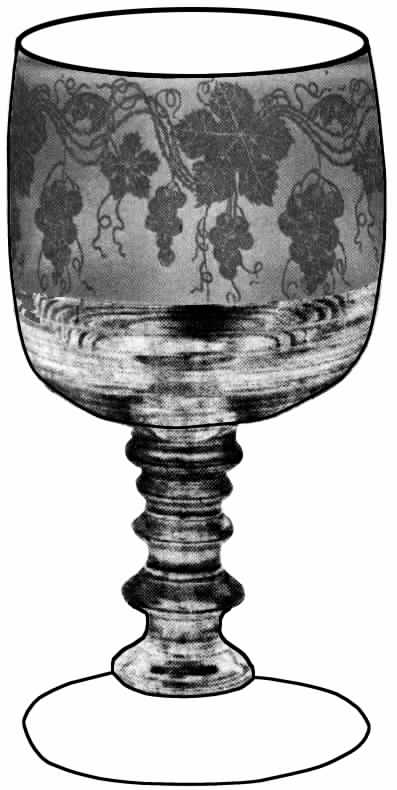 Catawba (Etch) Water Goblet by Cambridge-1