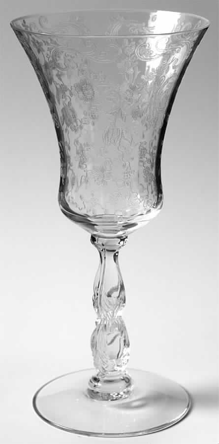Chantilly Water Goblet by Cambridge-1