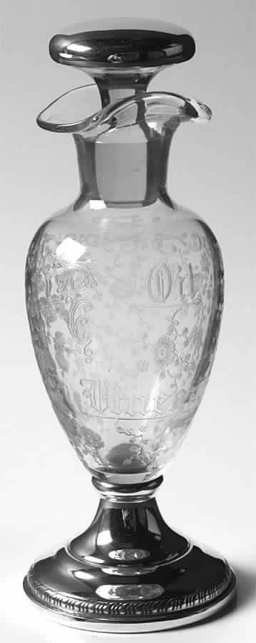 Chantilly French Dressing Bottle with Sterling Base by Cambridge-1
