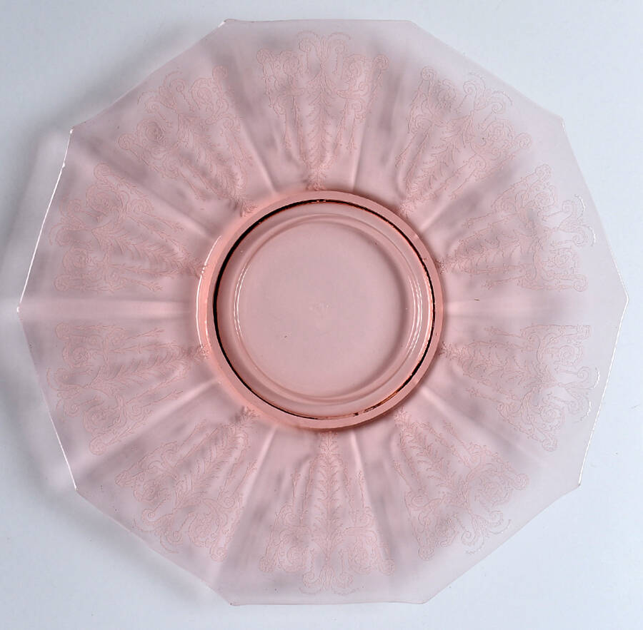 Cleo Pink (Stem 3077) Large Dinner Plate by Cambridge-1