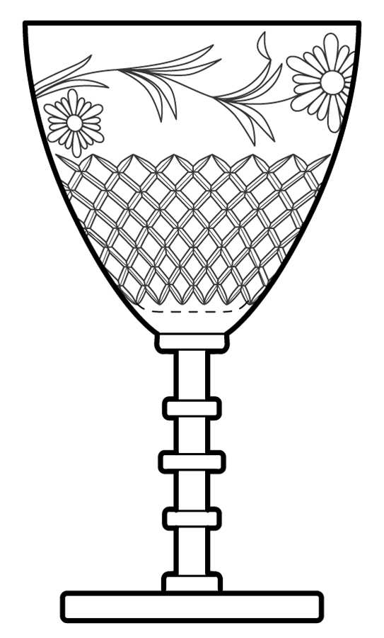 Cranston Water Goblet by Cambridge-1