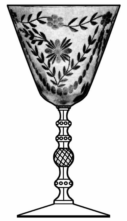Cut 603 Water Goblet by Cambridge-1