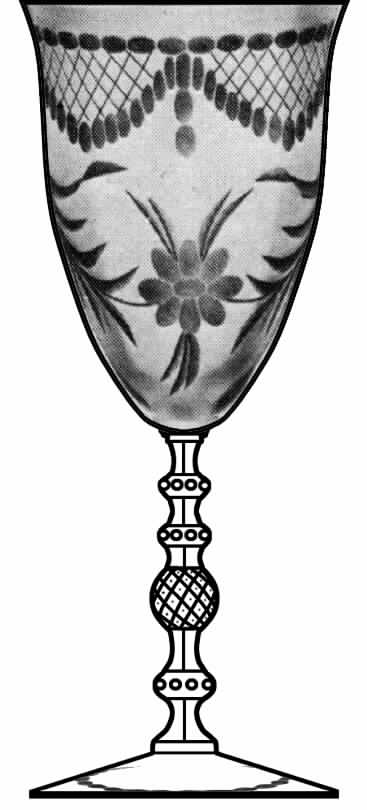 Cut 615 Water Goblet by Cambridge-1