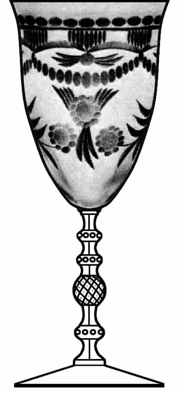 Cut 611 Water Goblet by Cambridge-1