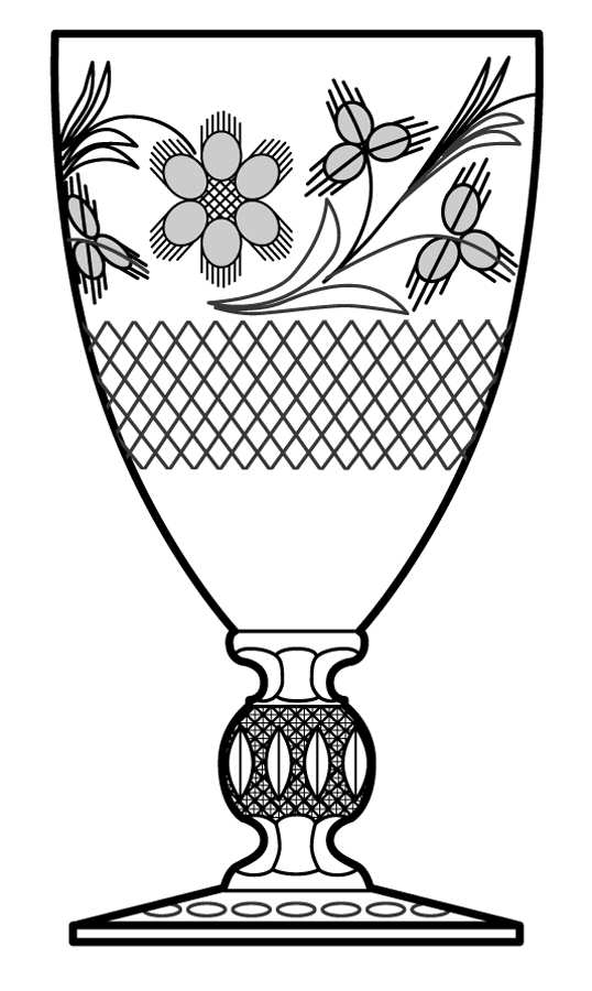 Marlboro (Stem 1066) Water Goblet by Cambridge-1