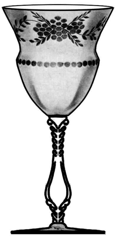 Cut 642 Water Goblet by Cambridge-1