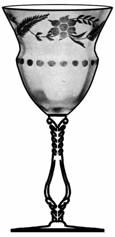 Cut 651 Water Goblet by Cambridge-1