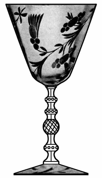 Cut 661 Water Goblet by Cambridge-1
