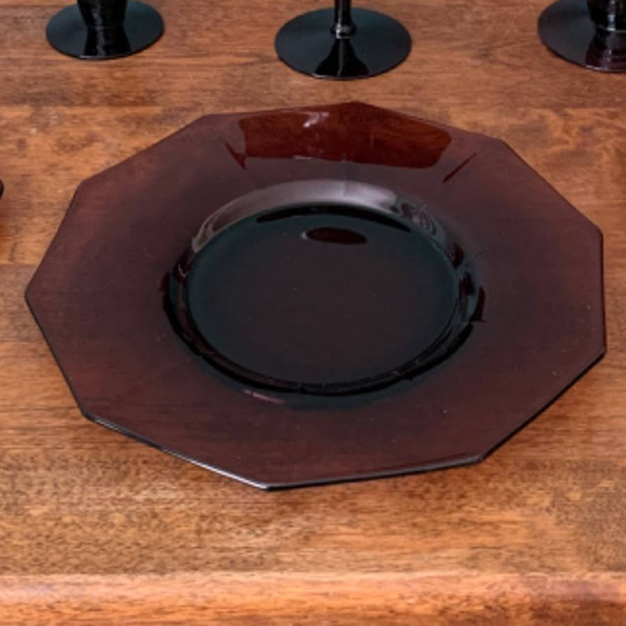 Decagon Amethyst Salad Plate by Cambridge-1