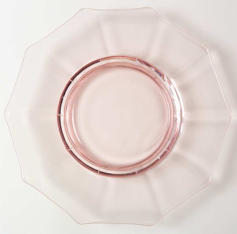 Decagon Pink 7" Salad Plate by Cambridge-1