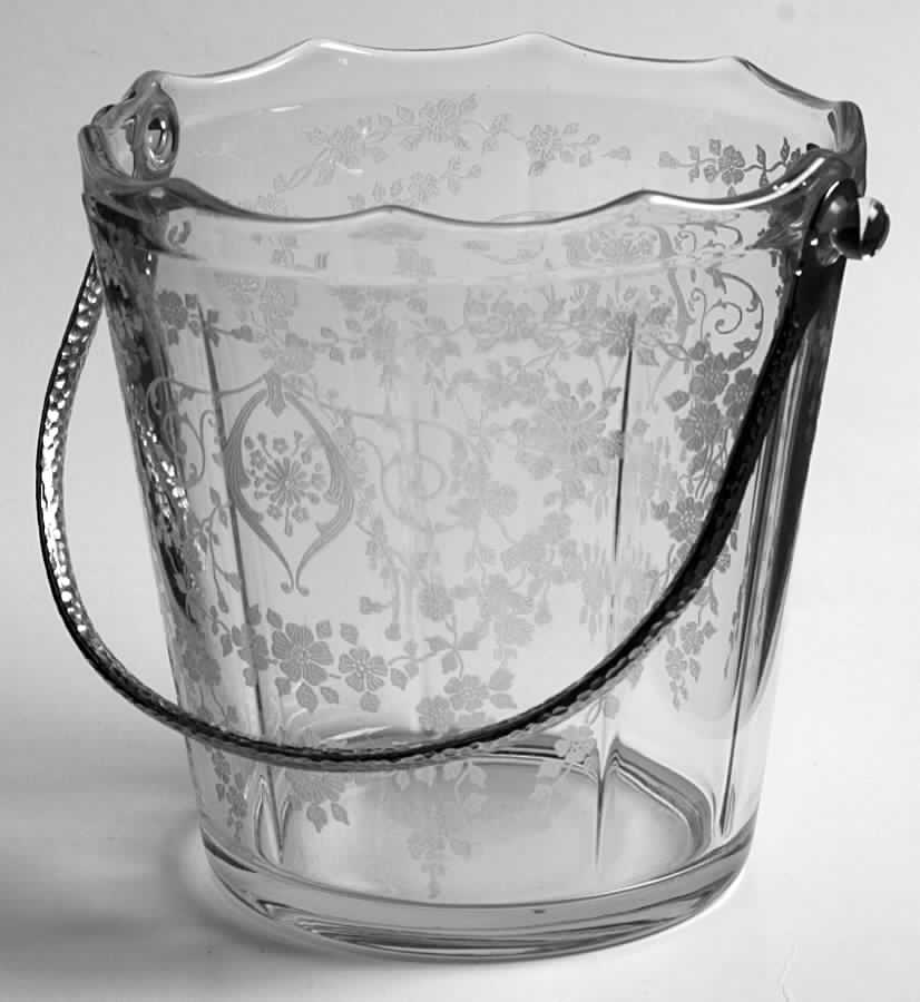 Diane Clear (Stem 3122) 3400/851 Ice Bucket with Handle by Cambridge-1