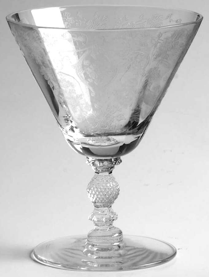 Diane Clear (Stem 3122) Oyster or Fruit Cocktail by Cambridge-1