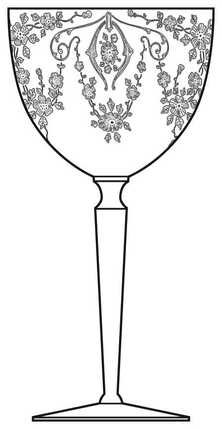 Diane Clear (Stem 3104) Water Goblet by Cambridge-1
