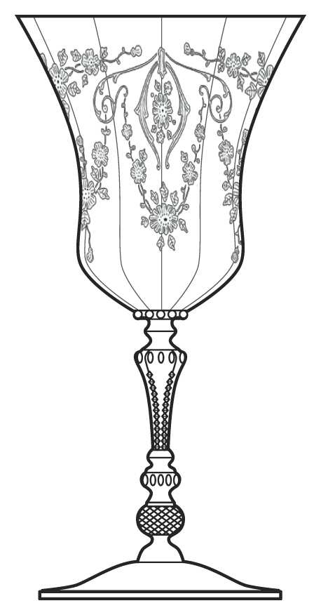 Diane Clear (Stem 3500) Water Goblet by Cambridge-1